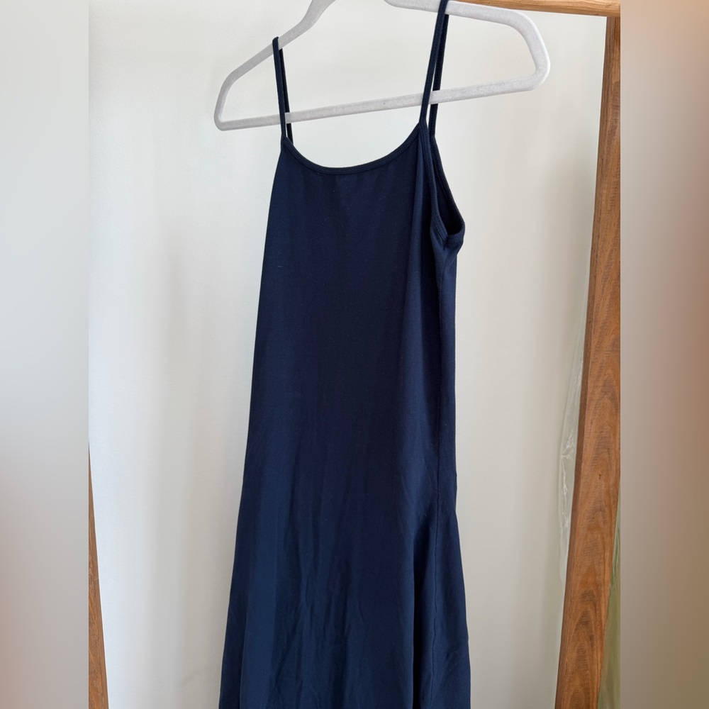 Brandy Melville Navy Scoop Neck Maxi Dress